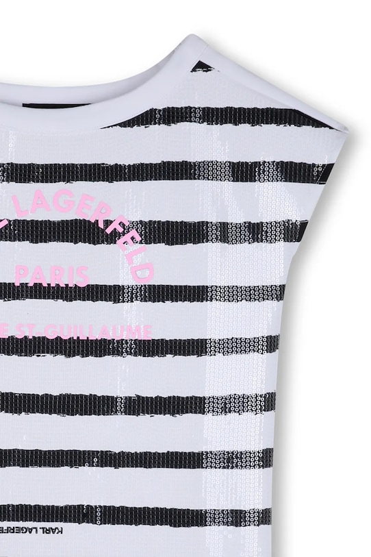 Dievčenské šaty Karl Lagerfeld biela Z31149.114.150