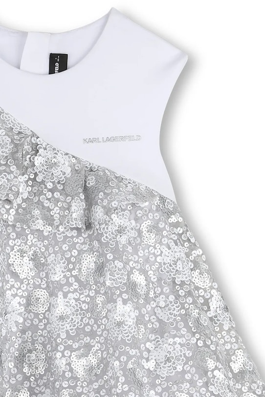 Karl Lagerfeld sukienka dziecięca szary Z31139.114.150