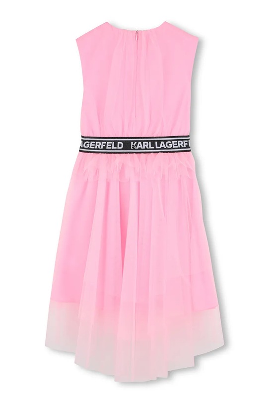 Dievča Dievčenské šaty Karl Lagerfeld Z31147.156.162 ružová