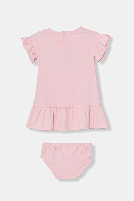 Guess sukienka z bawełną A6GK01.K6YW4.PPY2.M różowy SS26