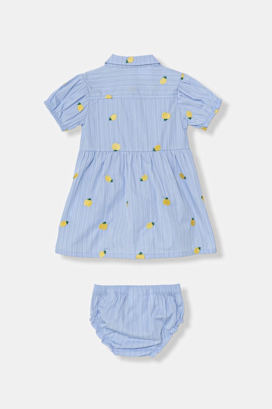 Guess sukienka bawełniana A6GK02.WEH20.PPY2.M niebieski SS26