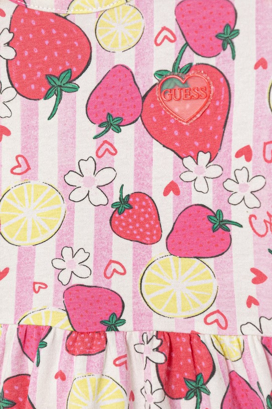 Dziewczynka Guess sukienka niemowlęca 2-pack A6GK04.K6YW4.PPY2.M różowy