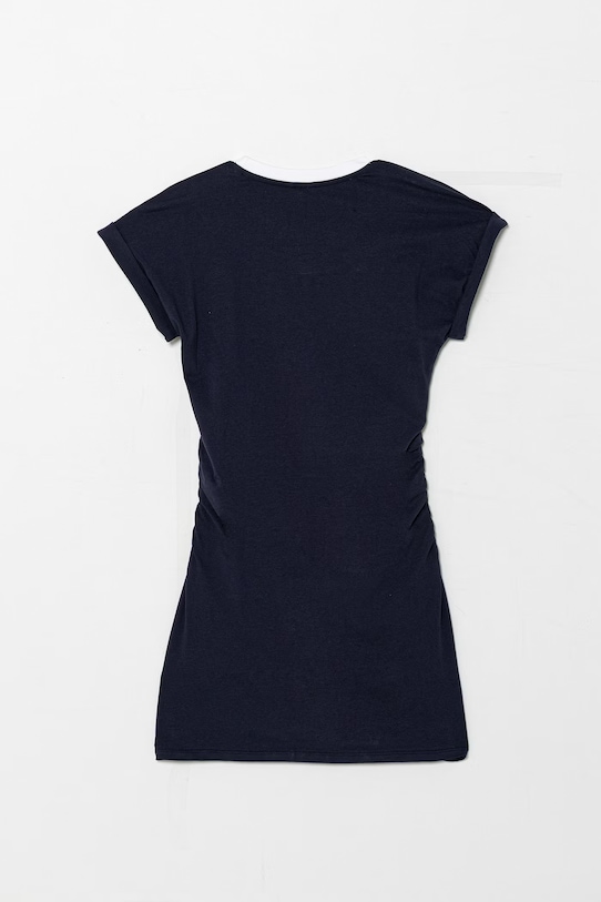 Guess sukienka letnia bawełniana z elastanem J6GK03.J1314.PPY2.M granatowy SS26