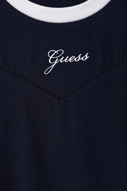 Dziewczynka Guess sukienka letnia bawełniana z elastanem J6GK03.J1314.PPY2.M granatowy
