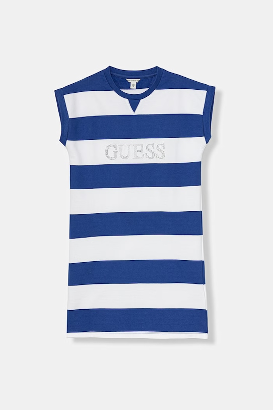 Guess платье из хлопка голубой J6GK06.KD174.PPY2.M