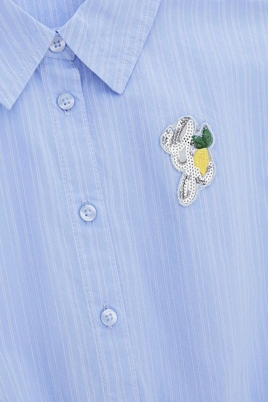 Guess šaty bavlnené modrá J6GK08.WEH20.PPY2.M