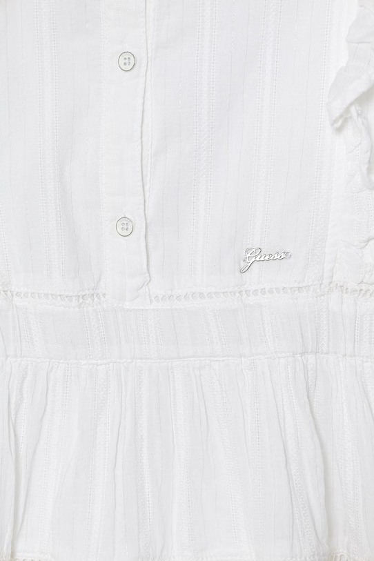 Dziewczynka Guess sukienka letnia bawełniana J6GK17.WN210.PPY2.M biały