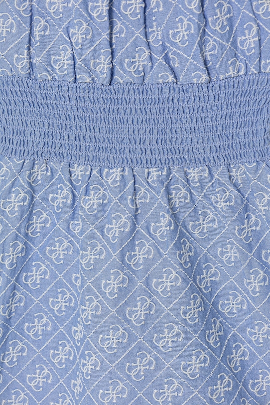 Dziewczynka Guess sukienka letnia bawełniana J6GK22.WR300.PPY2.M niebieski