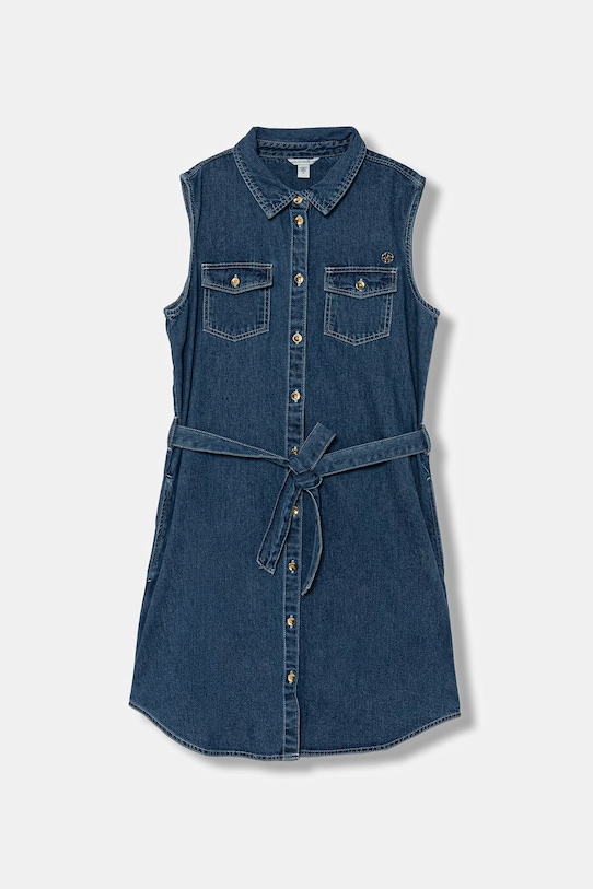 Guess sukienka letnia jeansowa granatowy J6GK24.D4EU0.PPY2.M