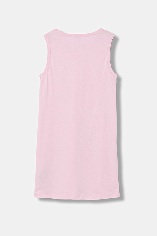 Guess sukienka bawełniana dziecięca J6GK25.JA914.PPY2.M różowy SS26