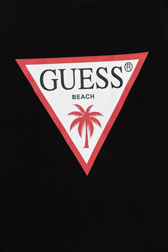 Dziewczynka Guess sukienka bawełniana dziecięca J6GK25.JA914.PPY2.M czarny