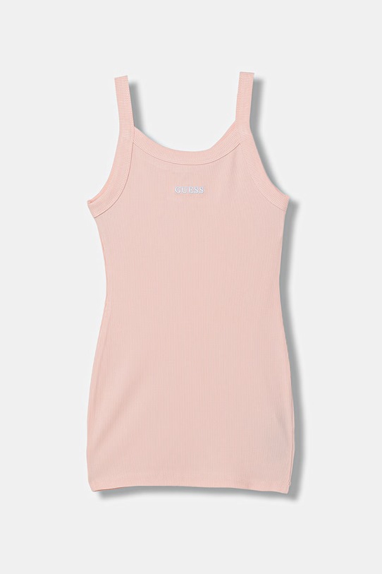 Guess sukienka z wiskozy różowy J6GK28.K8RT2.PPY2.M