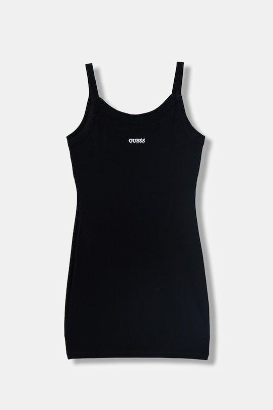 Guess sukienka z wiskozy czarny J6GK28.K8RT2.PPY2.M