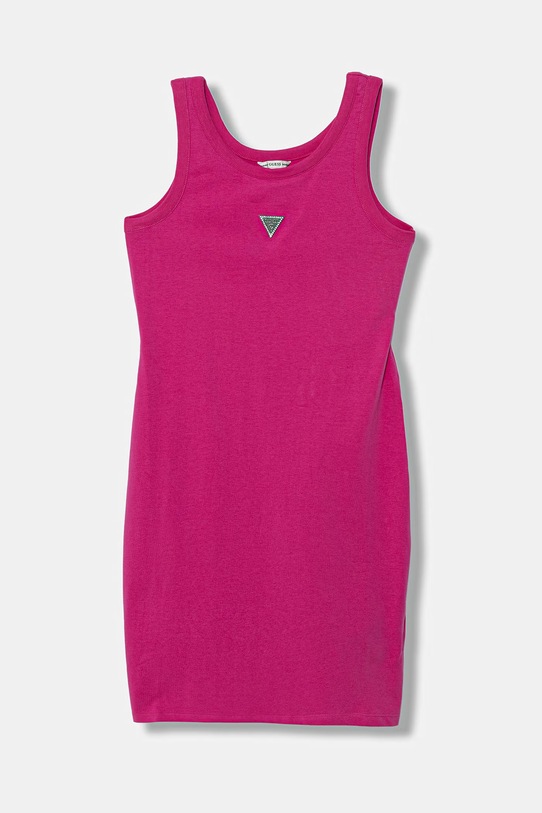 Guess sukienka dziecięca z elastanem różowy J6GK30.J1314.PPY2.M