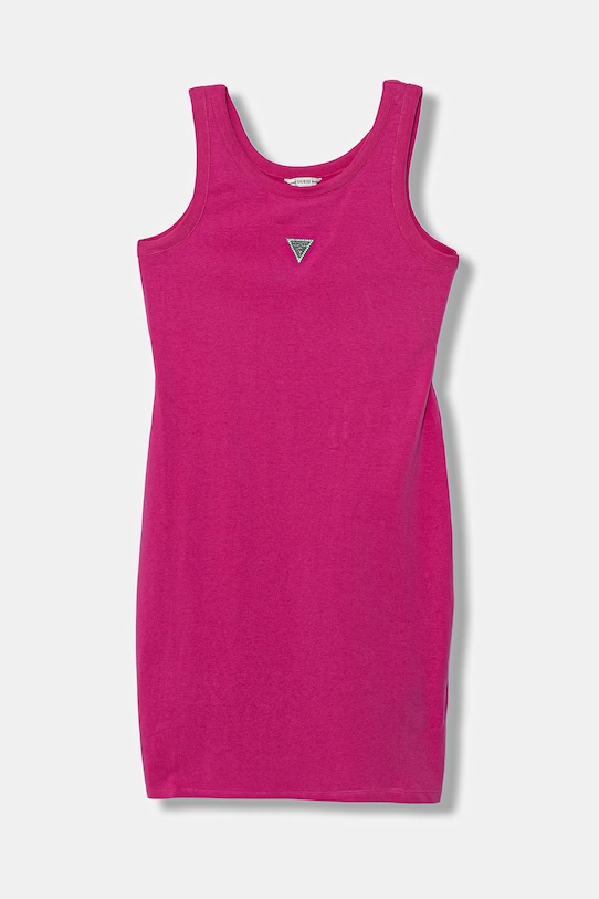 Guess sukienka dziecięca z elastanem różowy J6GK30.J1314.PPY2.M