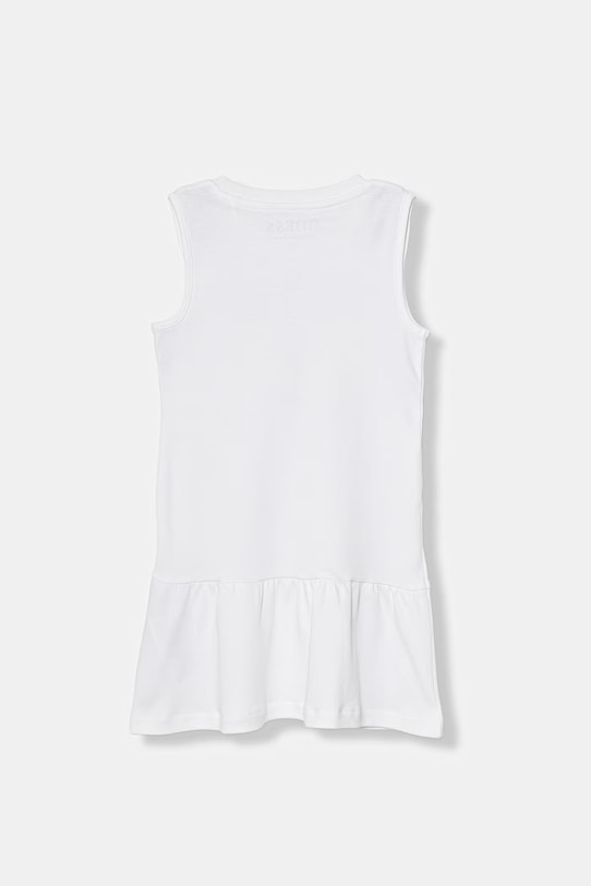 Guess sukienka bawełniana K4RK23.KA6W4.PPY2.M biały SS26