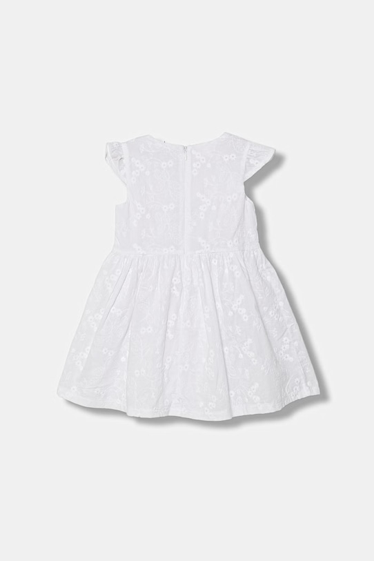 Guess sukienka bawełniana K6GK09.WH710.PPY2.M biały SS26