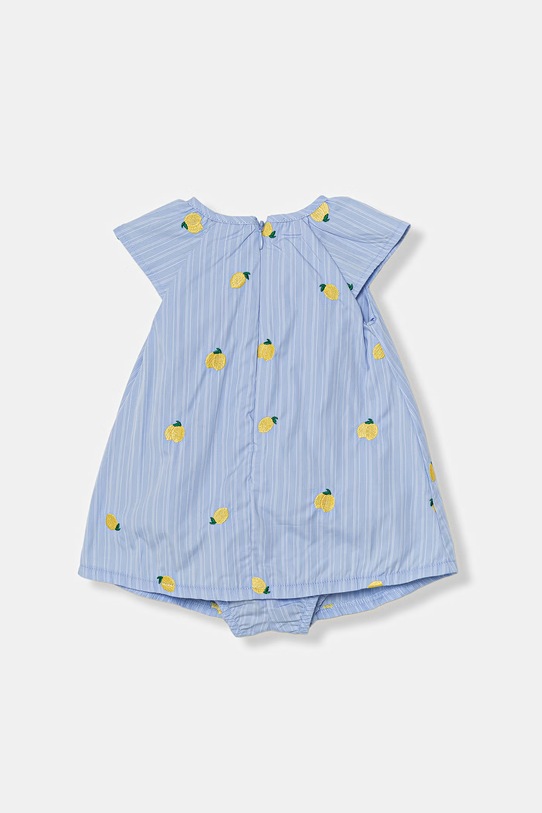 Guess sukienka bawełniana S6GG03.WEH20.PPY2.M niebieski SS26