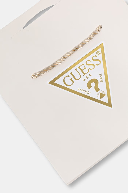 Guess sukienka bawełniana niebieski S6GG03.WEH20.PPY2.M