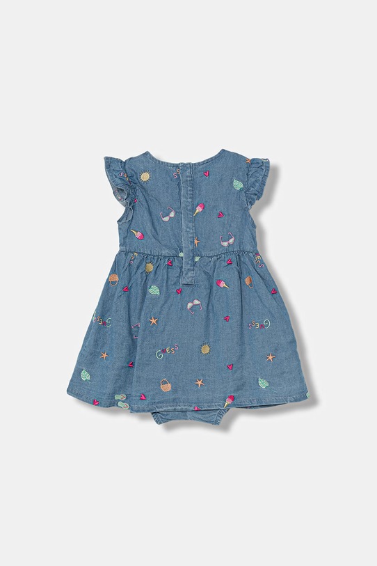 Guess sukienka z lyocellu S6GG07.WHBL0.PPY2.M niebieski SS26