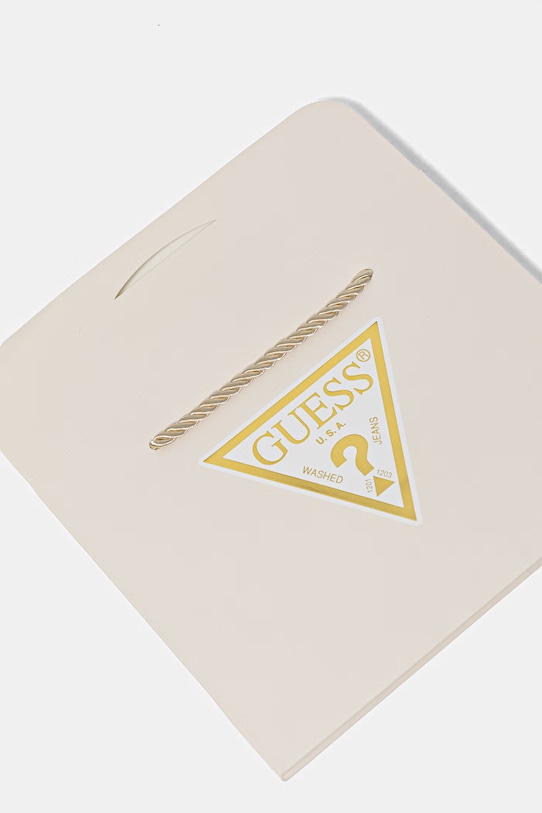 Guess sukienka z lyocellu niebieski S6GG07.WHBL0.PPY2.M