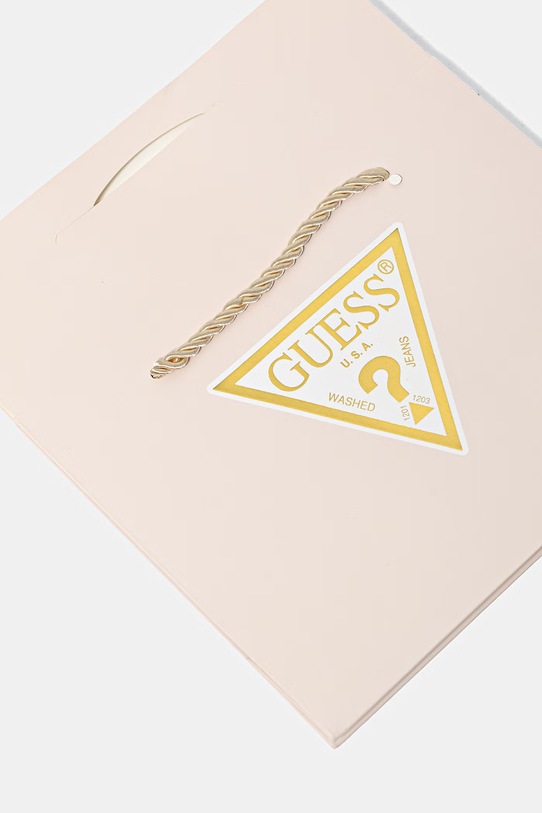 Guess sukienka bawełniana biały S6GG08.K6YW0.PPY2.M