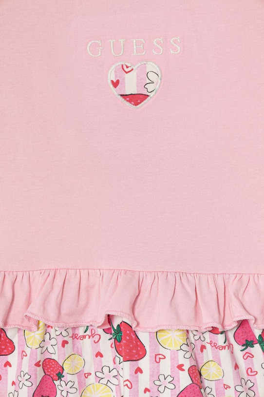 Dziewczynka Guess sukienka dziecięca K6GK01.K6YW4.PPY2.M różowy