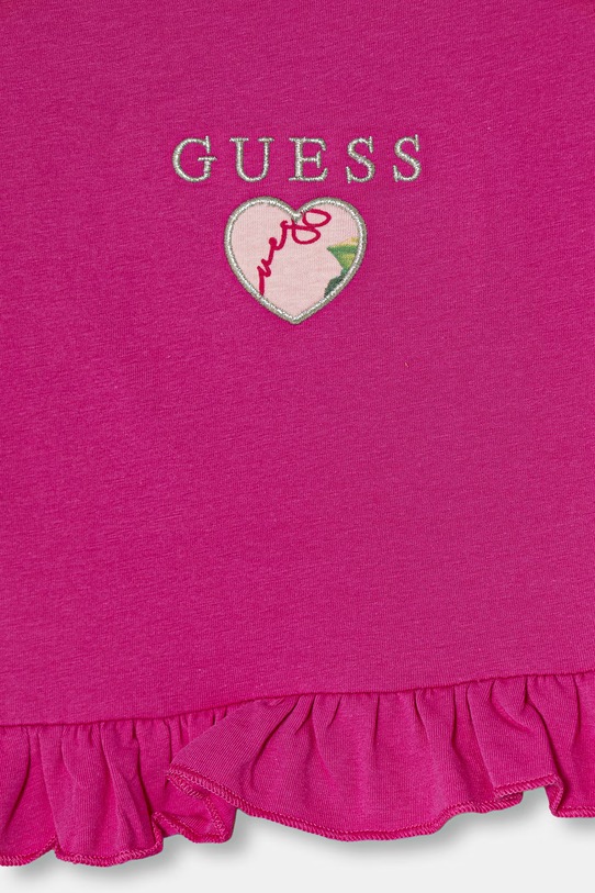DÍVKA Dívčí šaty Guess K6GK01.K6YW4.PPY2.M růžová
