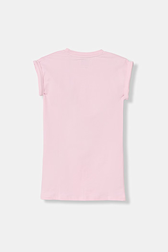 Guess sukienka bawełniana z elastanem K6GK10.KAE24.PPY2.M różowy SS26