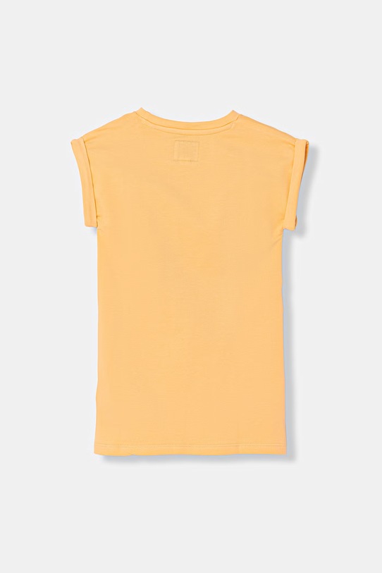 Guess sukienka bawełniana z elastanem K6GK10.KAE24.PPY2.M pomarańczowy SS26