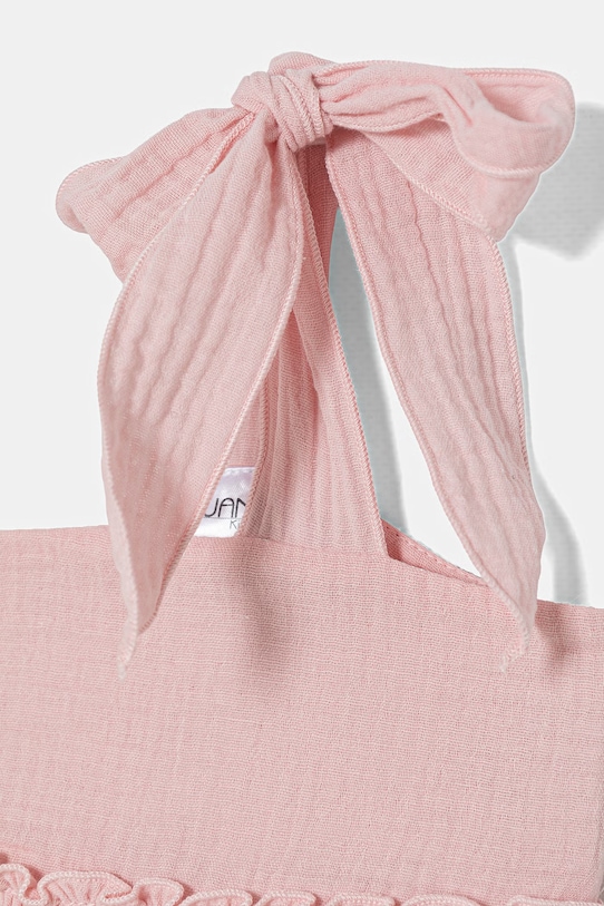 Κοριτσίστικα Παιδικό βαμβακερό φόρεμα Jamiks MILOA MILOA.org.Suki.JLI024.G ροζ