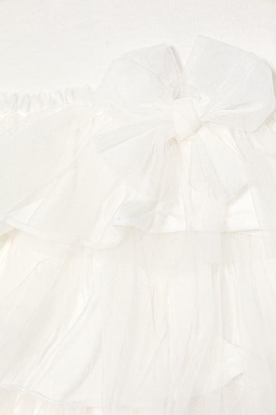 Κοριτσίστικα Φόρεμα μωρού Jamiks NIUNIA NIUNIA.Sukienk.JLI145.G λευκό