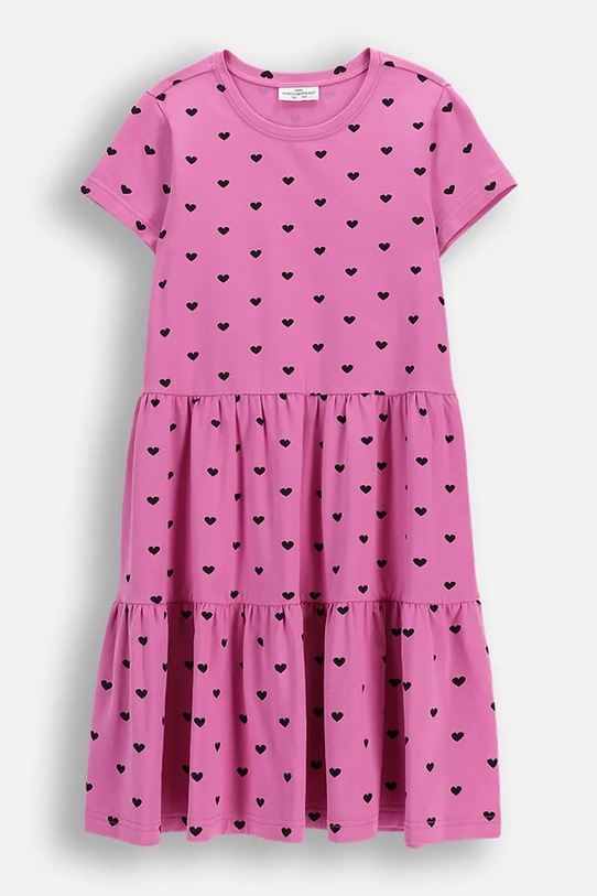 Dívčí šaty Coccodrillo midi růžová WC6129202VGA