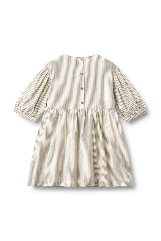 Dziewczynka Wheat sukienka bawełniana dziecięca 1351.404.GOTS beżowy