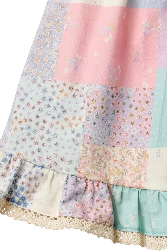 Dziewczynka Wheat sukienka bawełniana niemowlęca 5225.261.GOTS multicolor