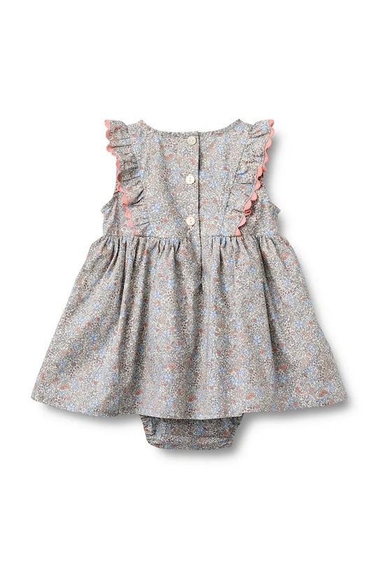 Wheat sukienka bawełniana niemowlęca 5258.223.GOTS niebieski SS26