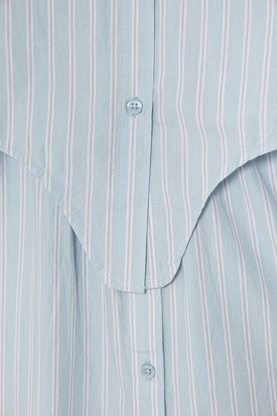 Djevojčice United Colors of Benetton haljina A-kroja od pamuka 40N7CV03Q.G.Stagionale plava