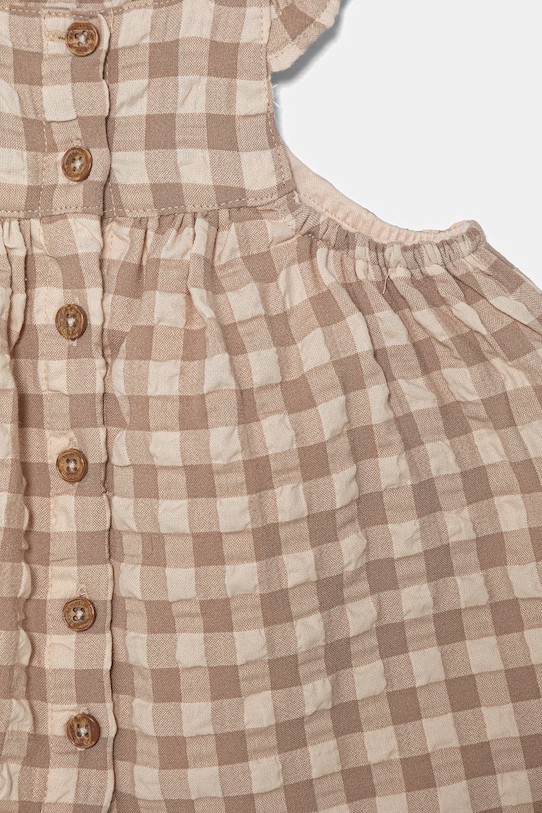 Dziewczynka United Colors of Benetton sukienka letnia 4WIDAV00S.W.Stagionale beżowy