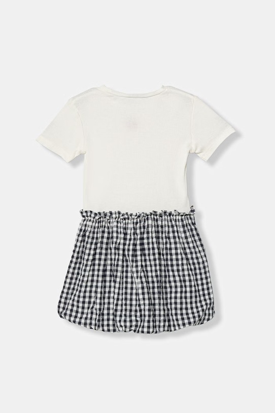 United Colors of Benetton letní šaty bavlněné 47QJGV02P.P.Stagionale béžová SS26