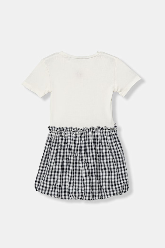 United Colors of Benetton letní šaty bavlněné 47QJGV02P.P.Stagionale béžová SS26