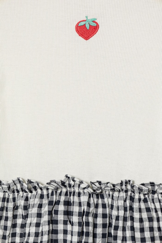 DÍVKA United Colors of Benetton letní šaty bavlněné 47QJGV02P.P.Stagionale béžová