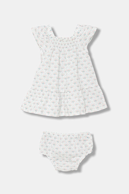 United Colors of Benetton φόρεμα με λινό 4QBQAV00W.W.Stagionale πράσινο SS26