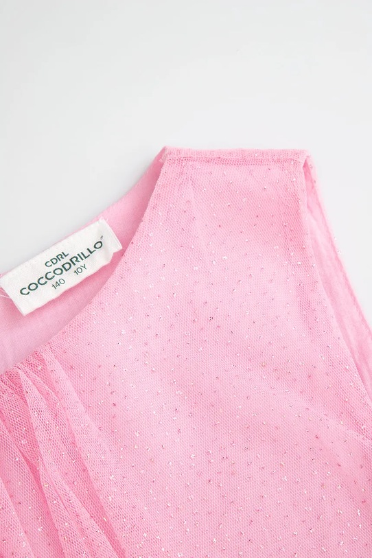 Κοριτσίστικα Coccodrillo φόρεμα φαρδύ WC6128304EJG ροζ