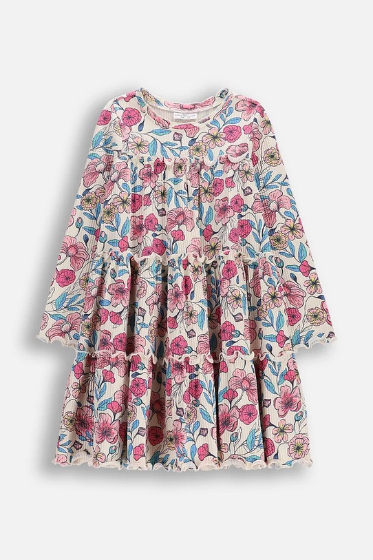 Coccodrillo φόρεμα babydoll με βαμβάκι πολύχρωμο WC6129102FGK