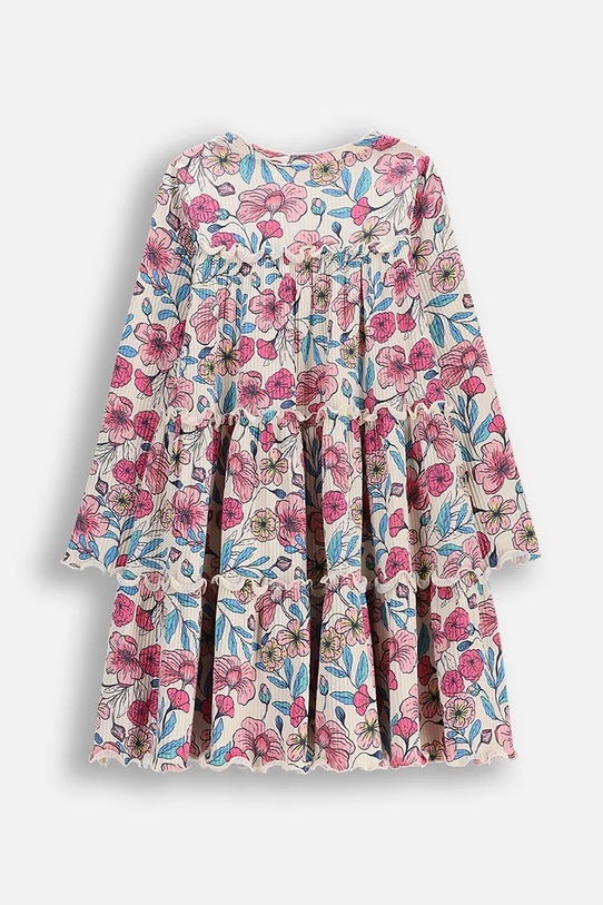 Coccodrillo φόρεμα babydoll με βαμβάκι WC6129102FGK πολύχρωμο SS26