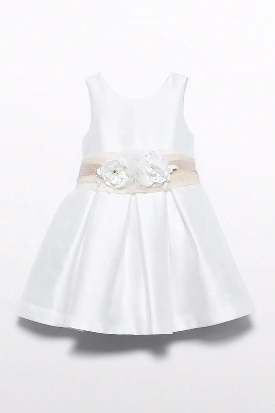 Abel&Lula sukienka rozkloszowana 5030.2.Mini.PPY2 biały SS26