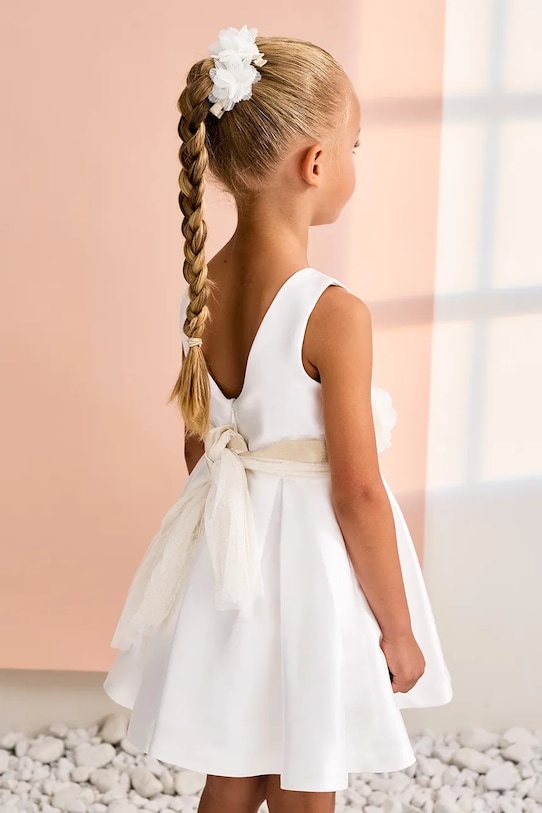 Abel&Lula sukienka rozkloszowana 5030.2.Mini.PPY2 biały