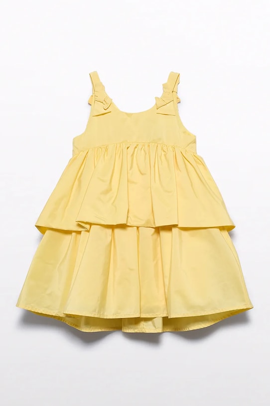 Abel&Lula sukienka rozkloszowana 5041.5.Mini.PPY2 żółty SS26