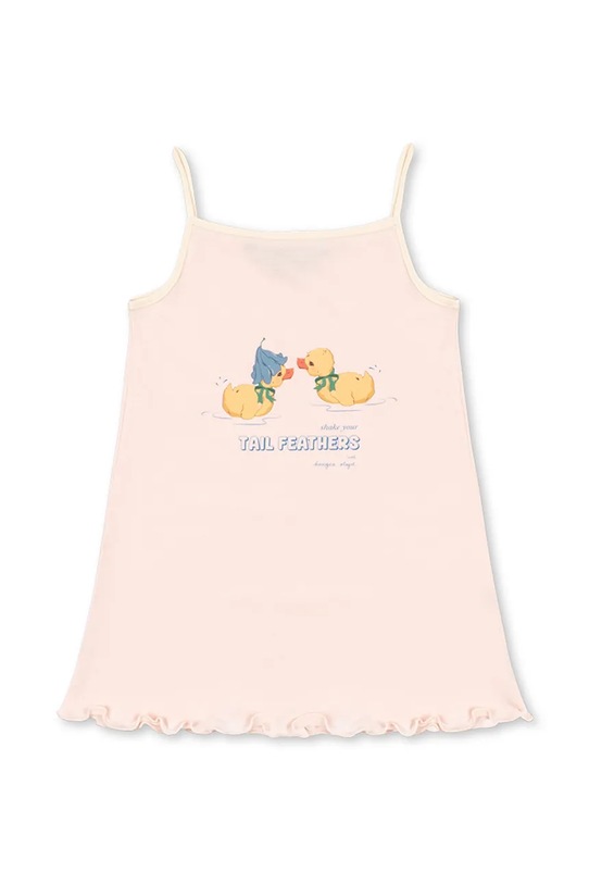 Konges Sløjd рокля от памук ERA STRAP DRESS OCS розов KS105358.PPY2