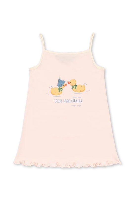 Konges Sløjd рокля от памук ERA STRAP DRESS OCS розов KS105358.PPY2